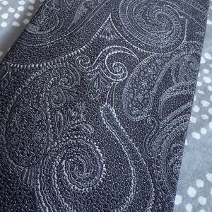 Dolce & Gabbana Black Paisley Tie